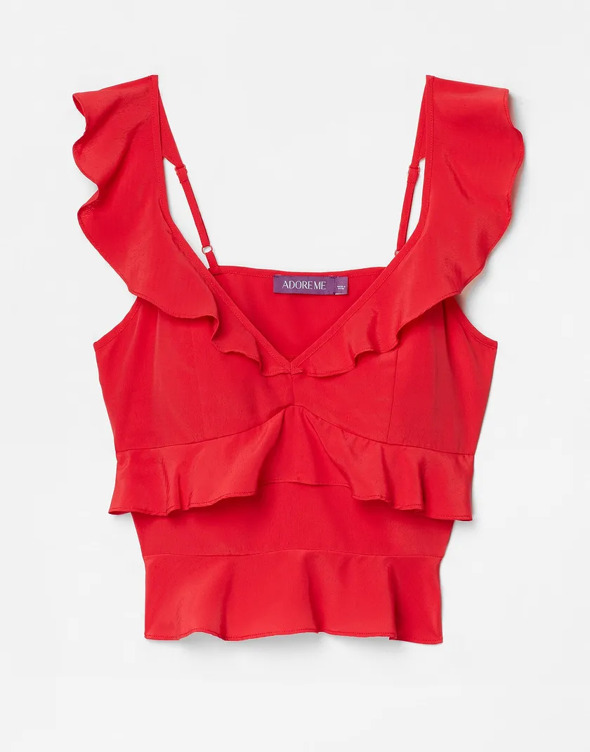 Bay Lake Cami Red tops bundle Still 3