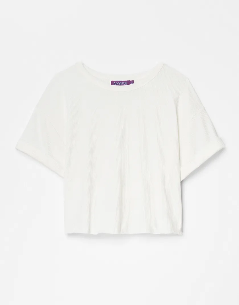 Becky T-Shirt White tops bundle Still 3