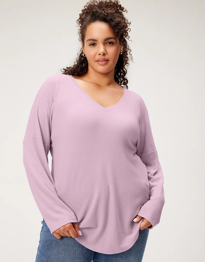 Enza Top Medium Purple Plus tops bundle Model 1