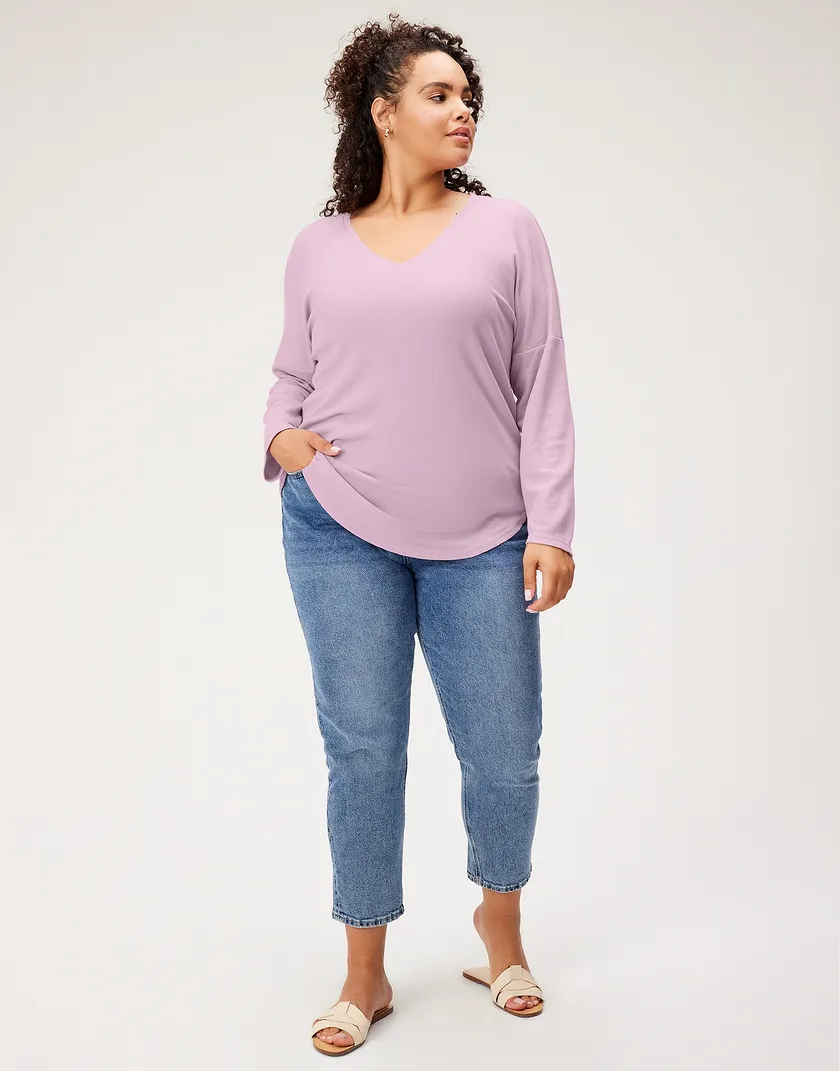 Enza Top Medium Purple Plus tops bundle Model 4