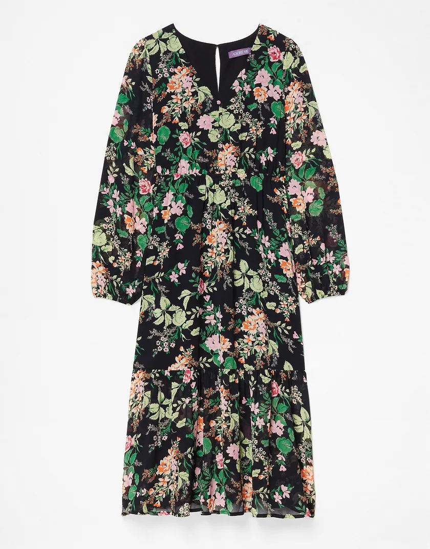 Kirsten Dress Black Floral dresses bundle Still 2