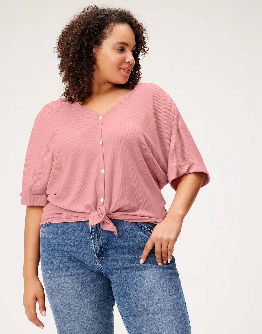 Genie Top Medium Pink Plus tops bundle Model 2