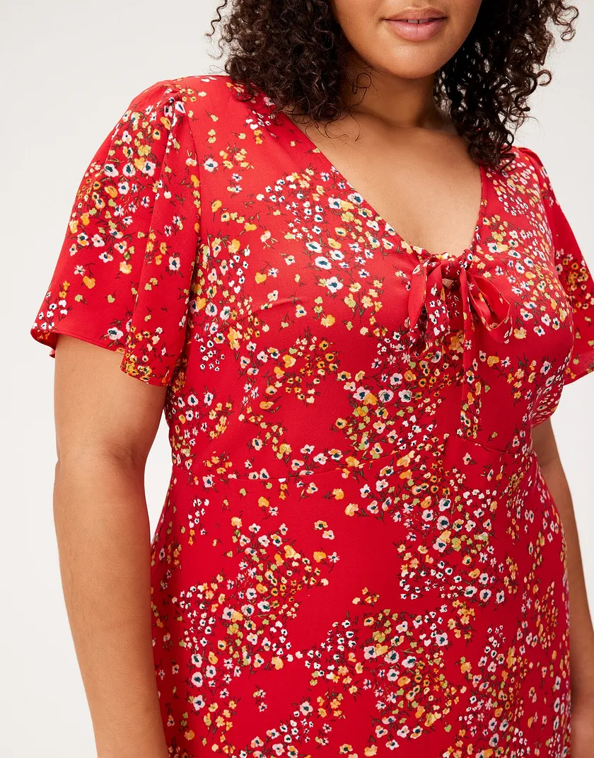 Lulu Dress Red Plus dresses bundle Model 5
