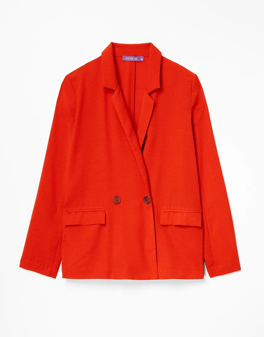 Marley Blazer Dark Red outerwear bundle Still 2