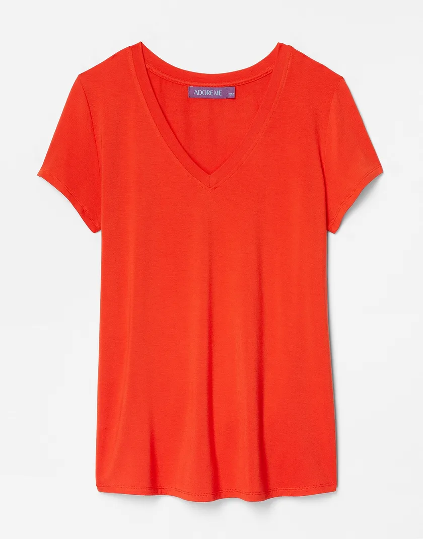 Nicole T-Shirt Dark Red tops bundle Still 3