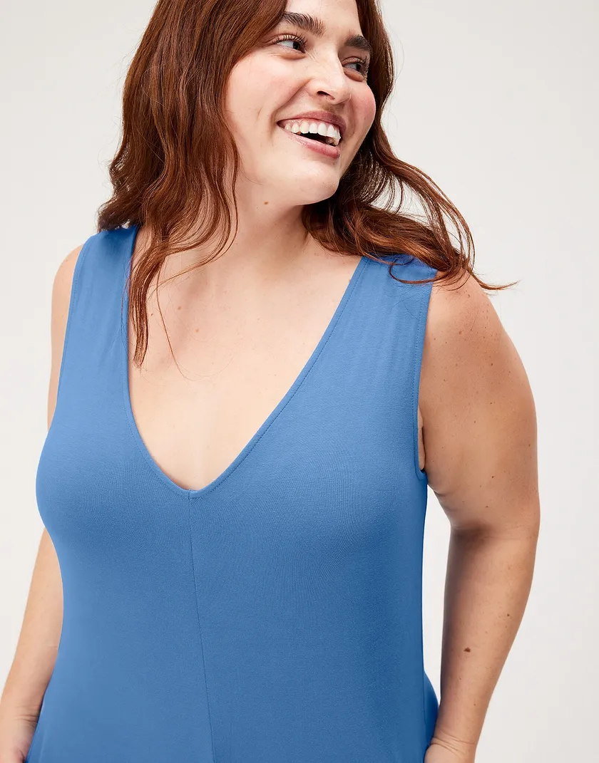Renee Jumpsuit Dark Blue Plus jumpsuits bundle Model 5