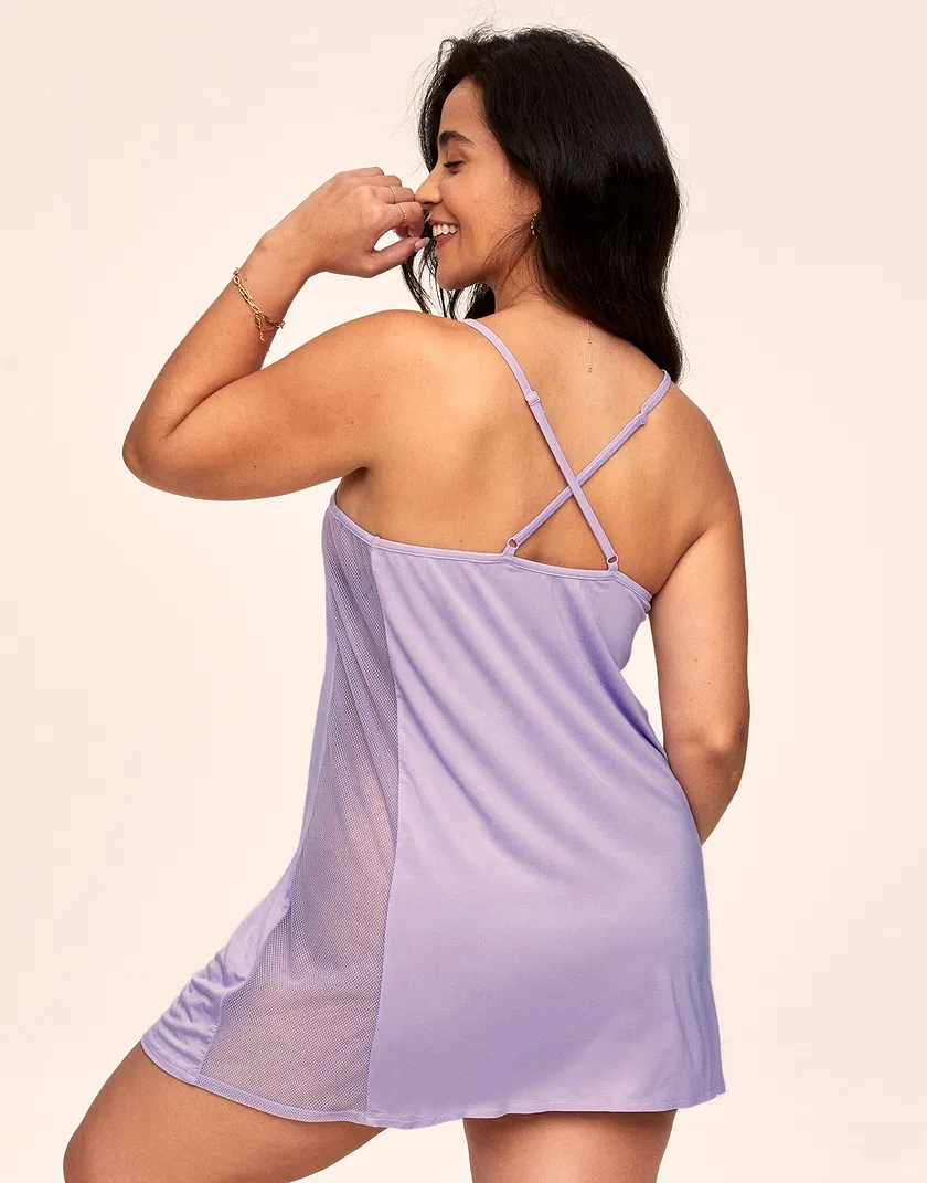 Monika Medium Purple Plus sleepwear bundle Model 6