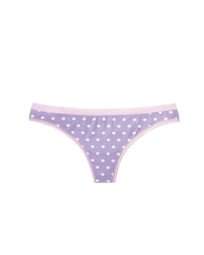 Clare Thong Dot Purple panty bundle Still 3