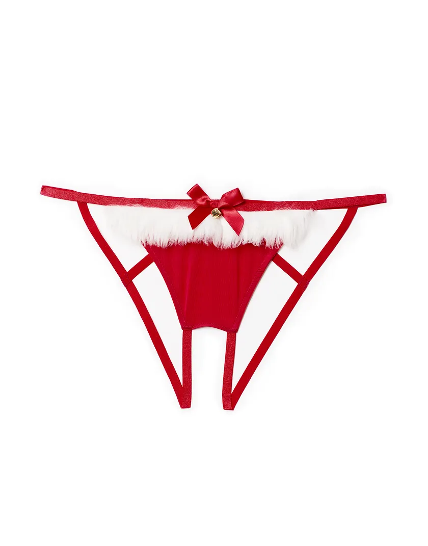 Claussa Bikini Dark Red panty bundle Still 3