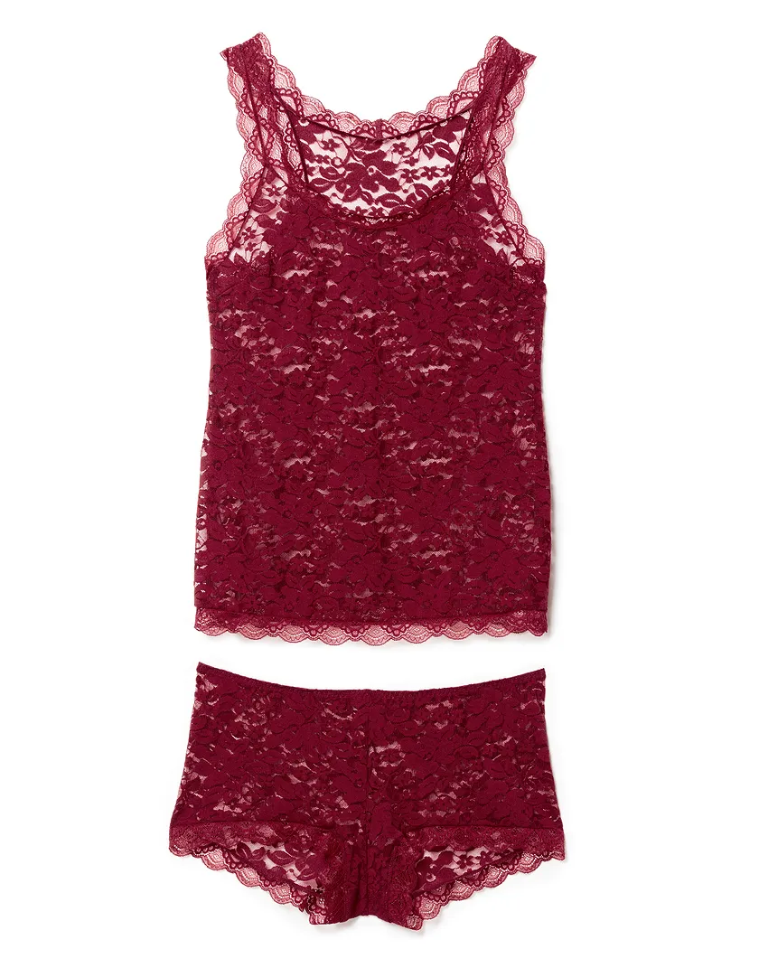 Roanne Dark Red lingerie bundle Still 3