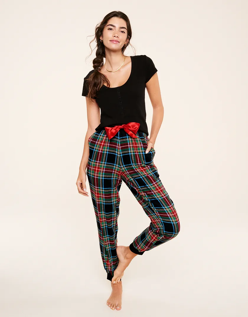 Caileigh Black sleepwear bundle Model 1