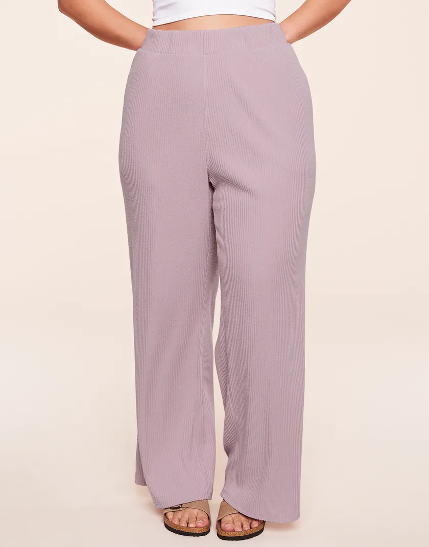 Riley Rib Medium Purple Plus lounge bundle Model 2