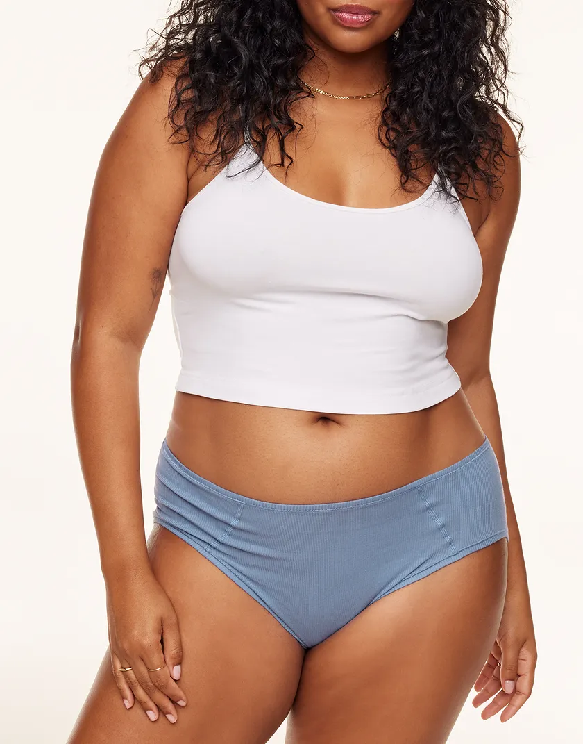 Yasmin Midi Brief Blue Plus panty bundle Model 5