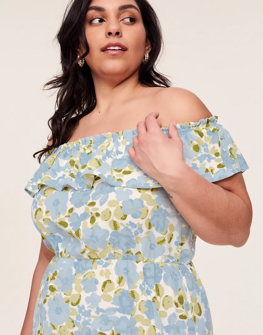 Celine Dress Blue Plus dresses bundle Model 2