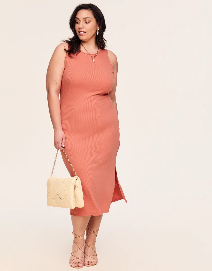 Jules Dress Dark Pink Plus dresses bundle Model 2