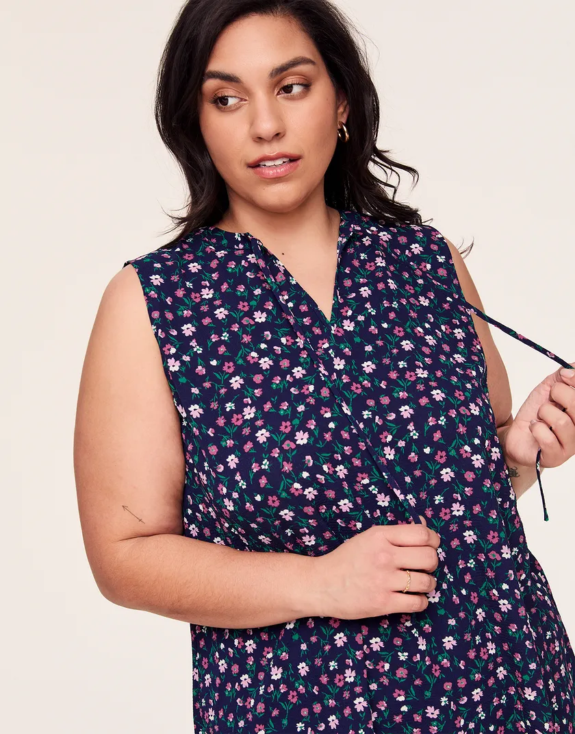 Maddie Dress Blue Plus dresses bundle Model 5