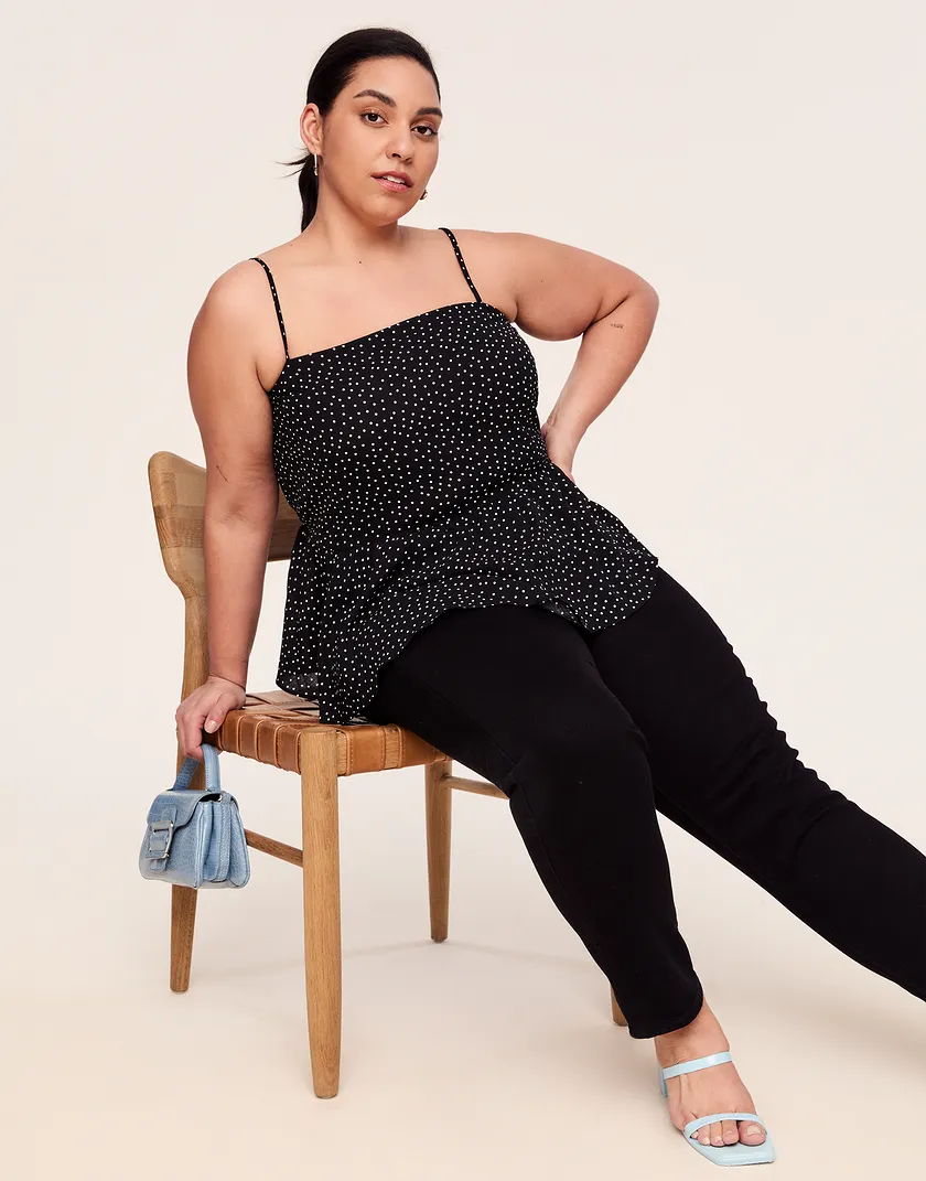 Margo Cami Black Plus tops bundle Model 5