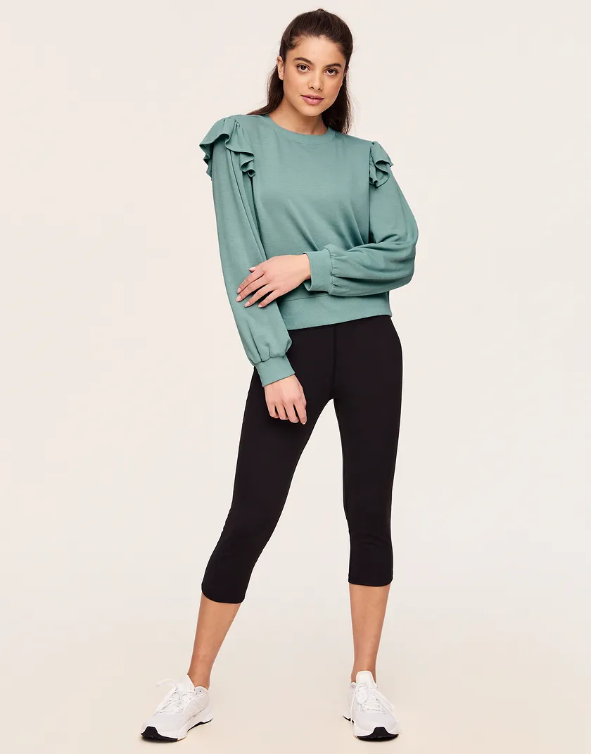 Saba Sweatshirt Medium Green tops bundle Model 2