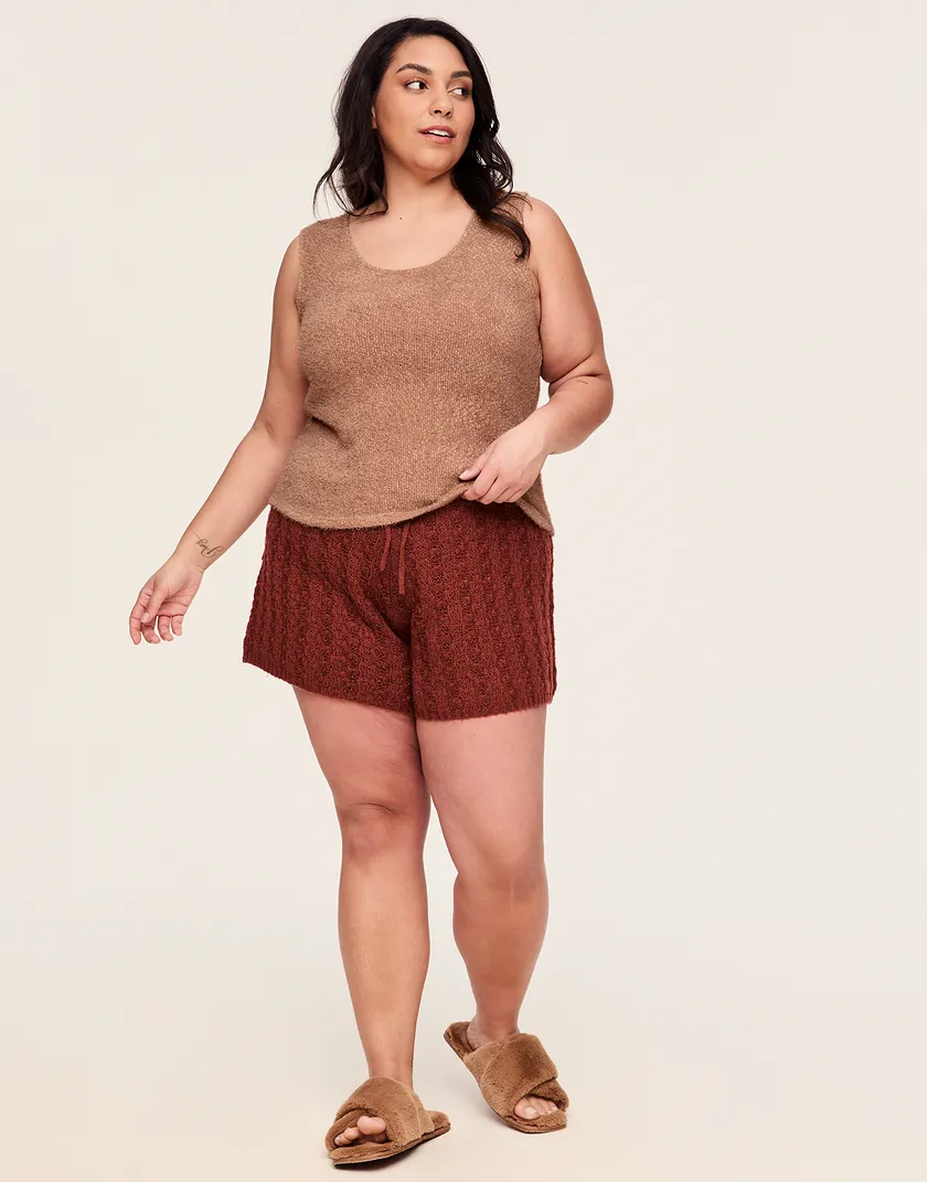 Penelope Top Dark Beige Plus tops bundle Model 5