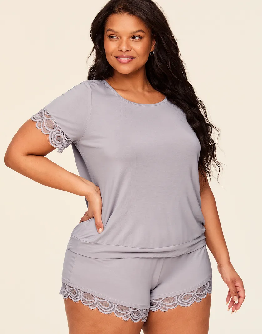 Charli Medium Gray Plus sleepwear bundle Model 3