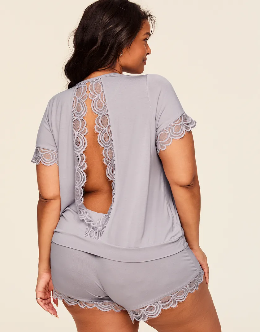 Charli Medium Gray Plus sleepwear bundle Model 1