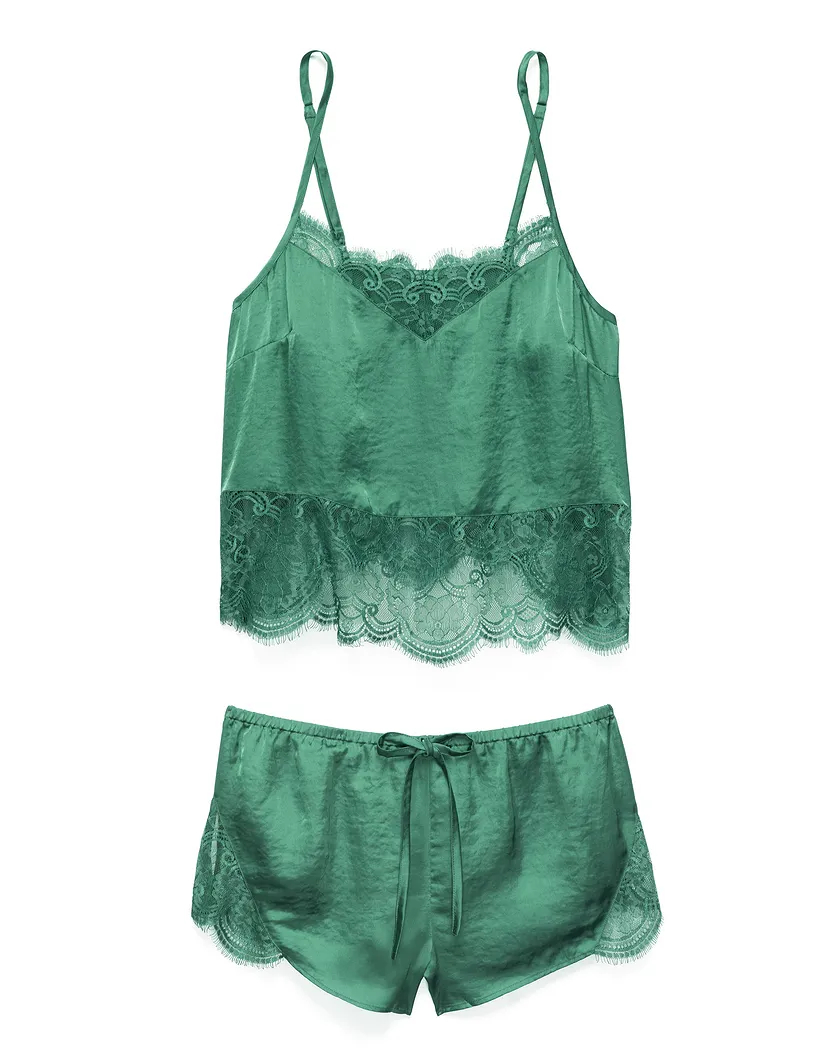Evlyn Dark Green lingerie bundle Still 2