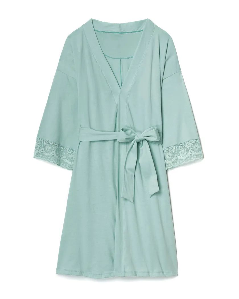 Rachelle Robe Medium Green sleepwear bundle Still 2