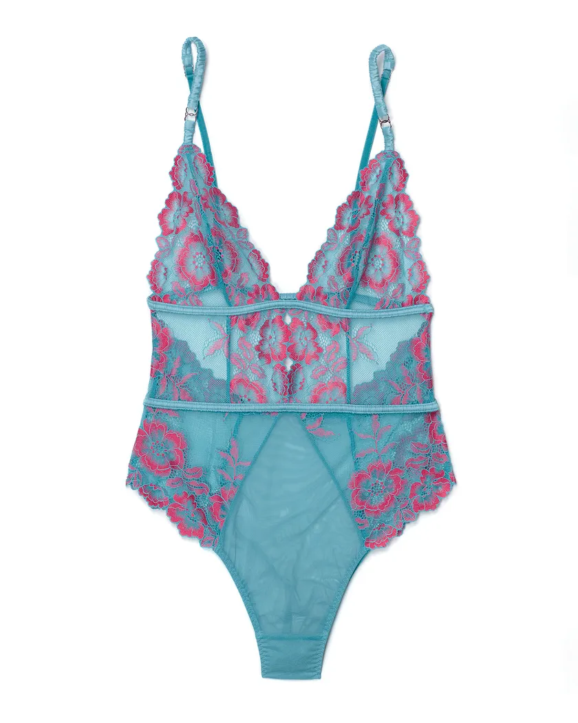 Calissa Medium Blue Unlined lingerie bundle Still 2