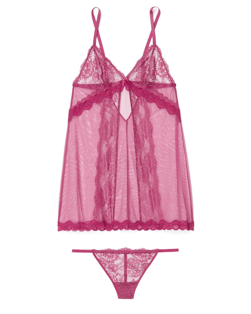 Dixi Dark Pink lingerie bundle Still 3