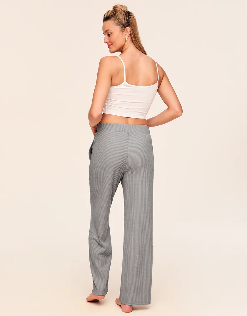 Riley Rib Medium Gray lounge bundle Model 6