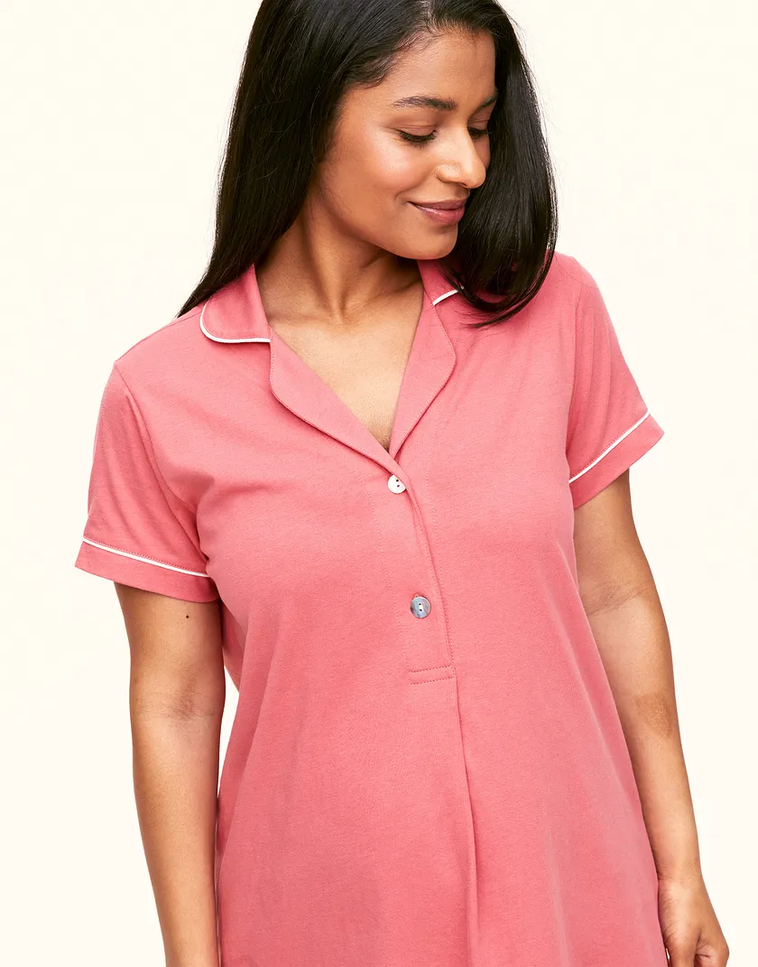 Georgie Nightshirt Medium Pink sleepwear bundle Model 2