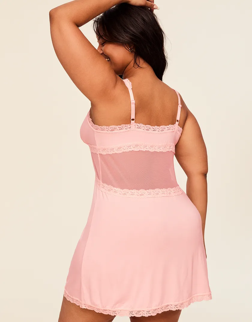 Primrosa Light Pink Plus sleepwear bundle Model 6