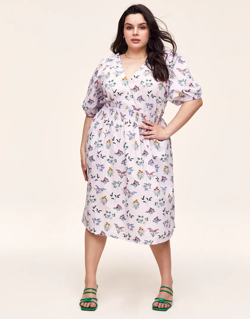 Maxine Dress Plus White Plus dresses bundle Model 1
