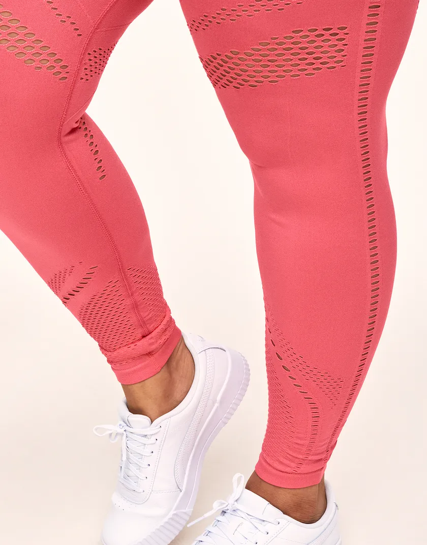 Skylar Seamless Legging Dark Pink 2 Plus activewear bundle Model 5
