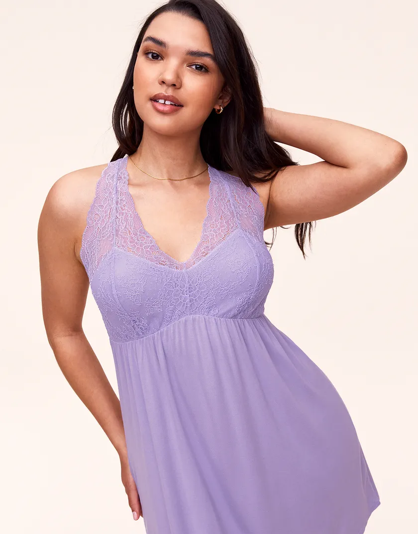 Richelle Medium Purple Plus sleepwear bundle Model 4