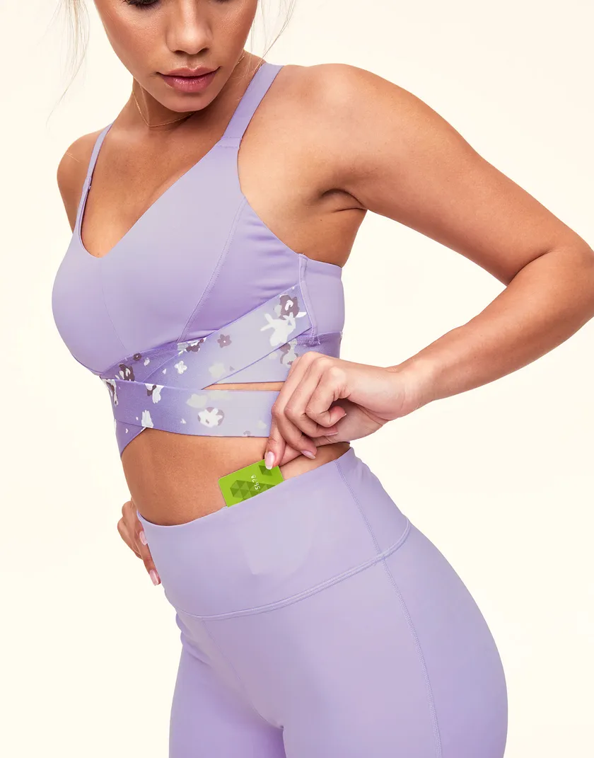 Cali Biker Short Medium Purple activewear bundle Model 4
