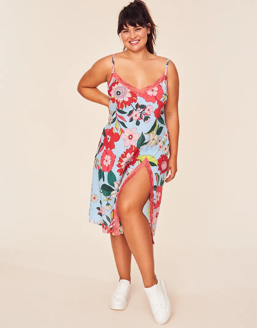 Analise Floral Blue Plus lounge bundle Model 2