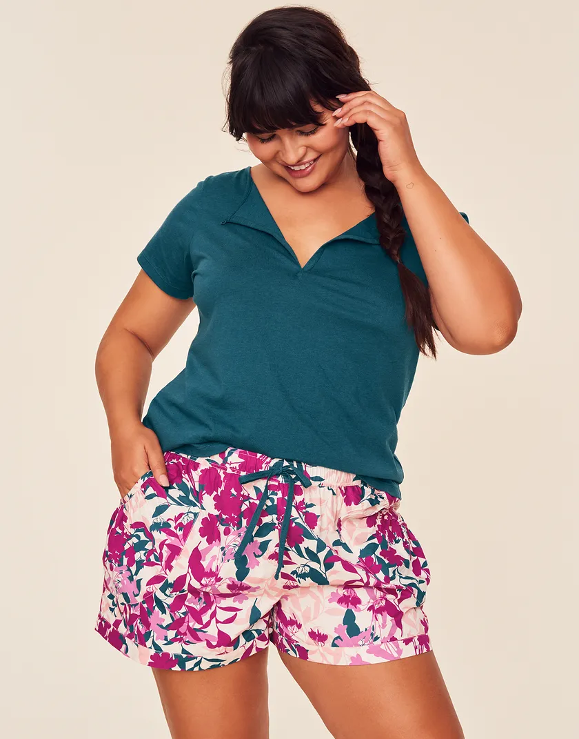 Jacquelyn Dark Blue Plus sleepwear bundle Model 5
