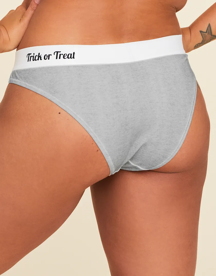 Adore Me Halloween Bikini Convo Gray Plus panty bundle Model 1