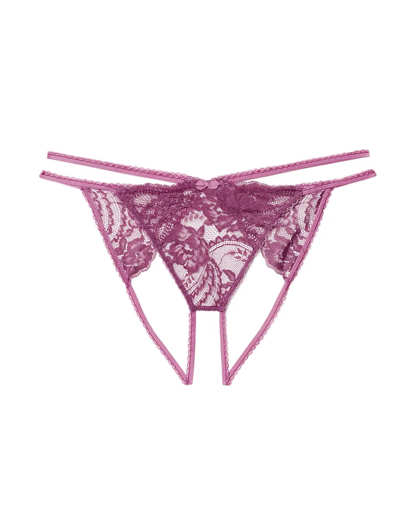 Camylla Crotchless Dark Purple panty bundle Still 3