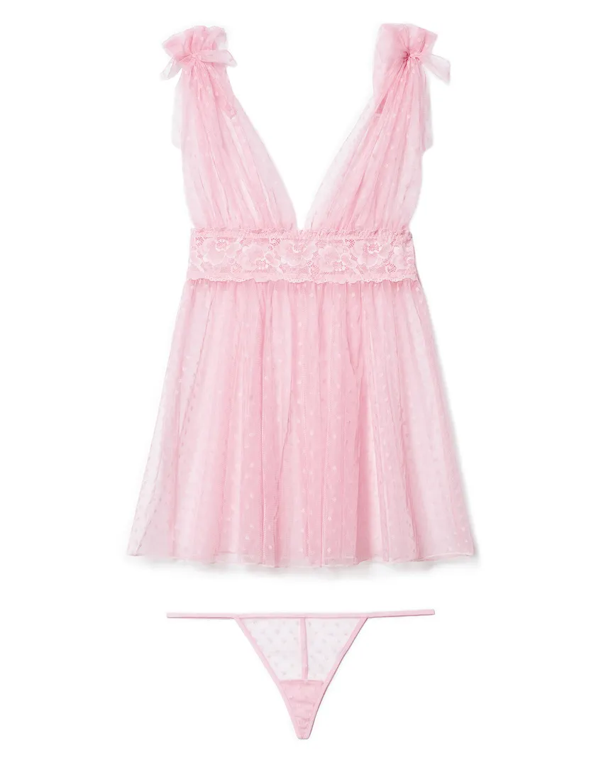 Elise Light Pink lingerie bundle Still 3