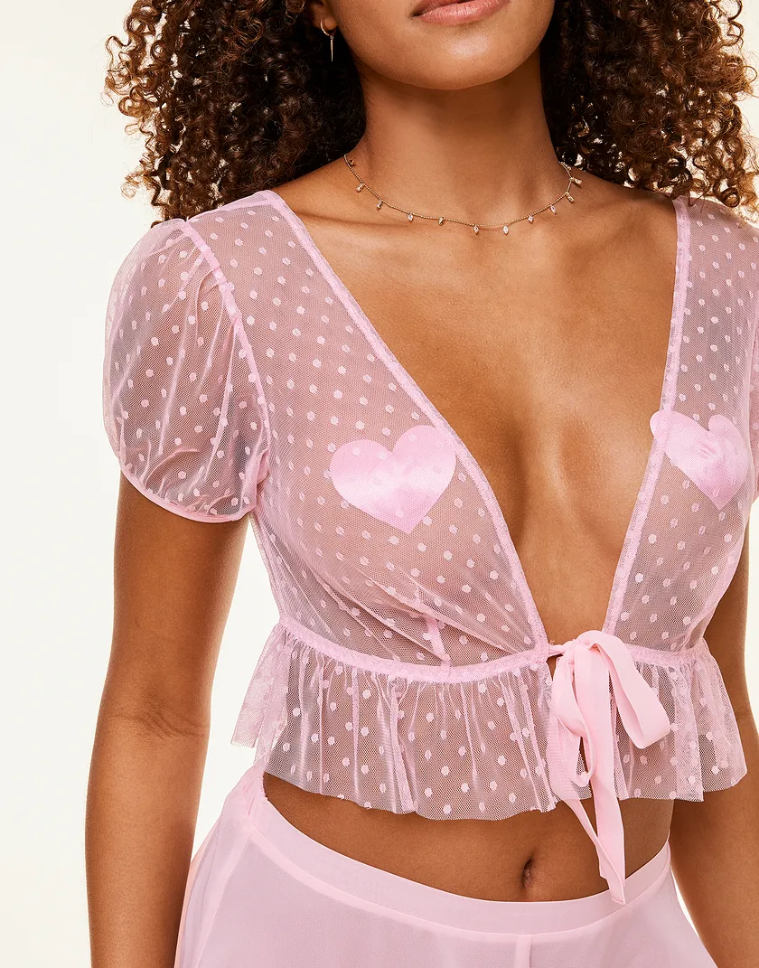 Lindy Light Pink lingerie bundle Model 3