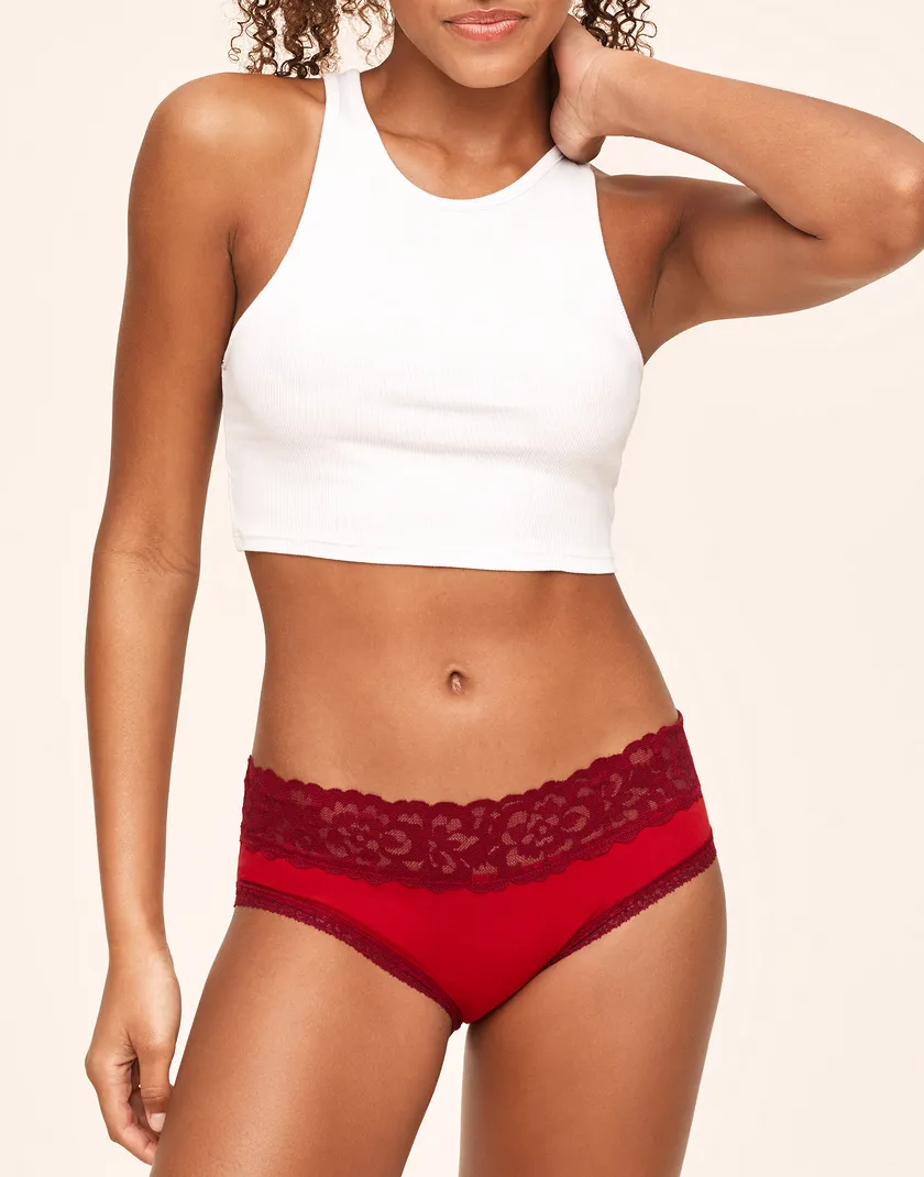 Millie Hipster Dark Red panty bundle Model 5