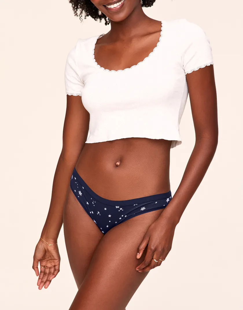 Elaina Bikini Novelty Blue panty bundle Model 2
