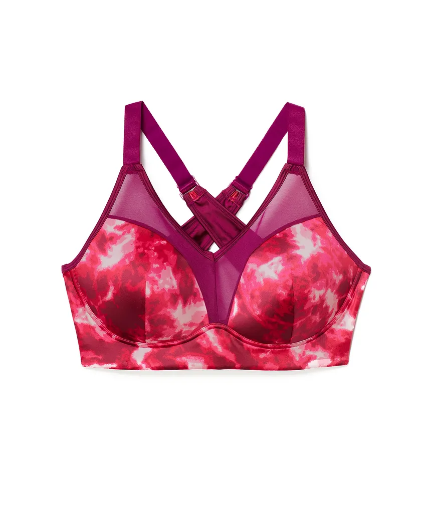 Ariza Tie Dye Purple Contour activewear bundle Still 3