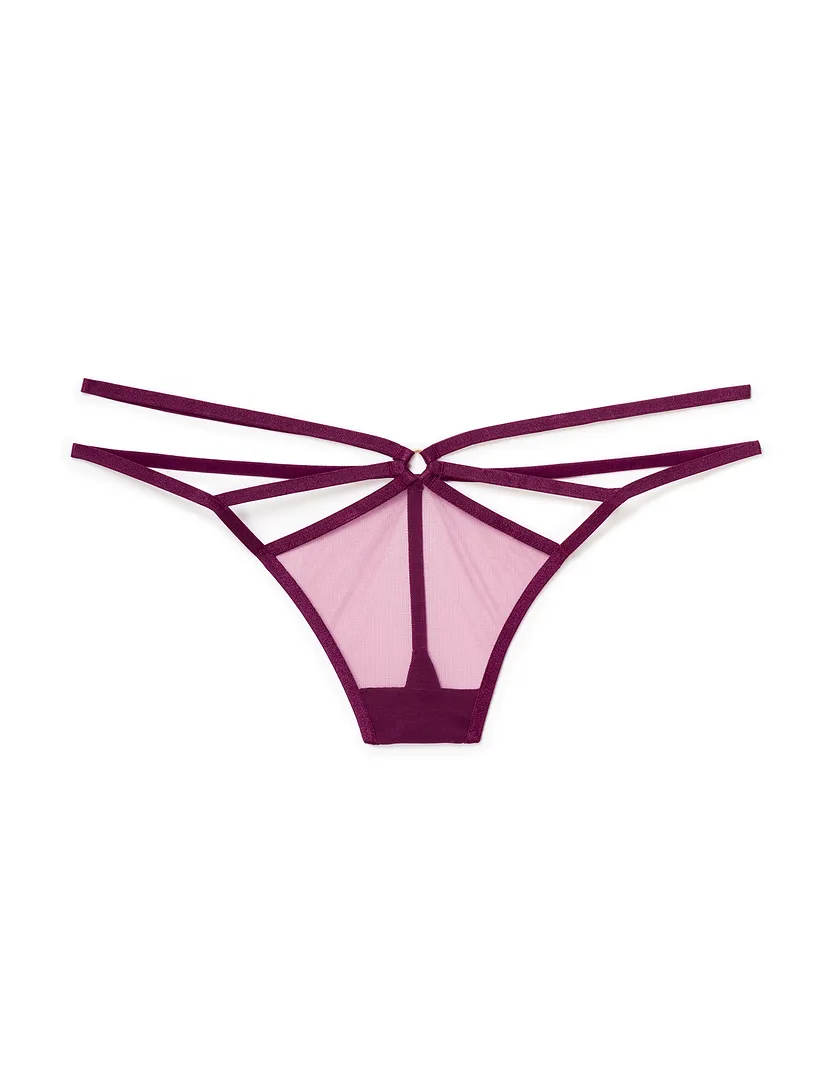 Ashlyn G-String Dark Purple panty bundle Still 3