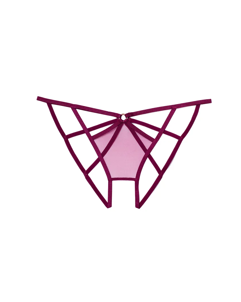 Arena Crotchless Dark Purple panty bundle Still 3
