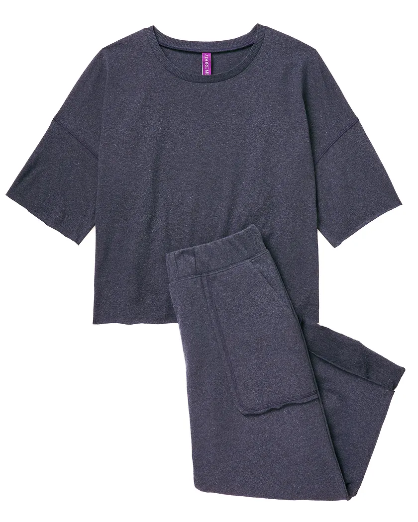 Avery Dark Blue lounge bundle Still 3