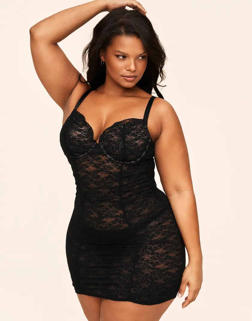 Cheyenne Black Plus Unlined lingerie bundle Model 2