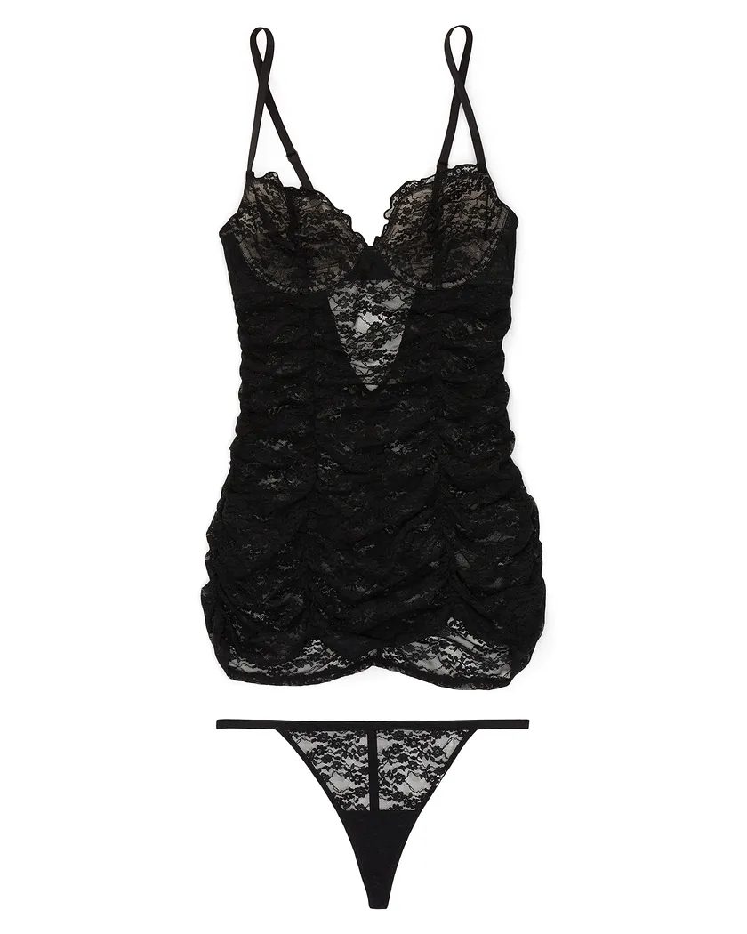 Cheyenne Black Unlined lingerie bundle Still 3